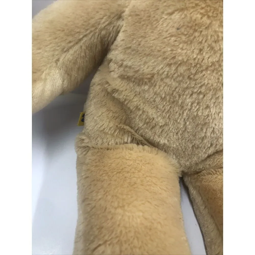 Build a Bear Plush Smiling Teddy Bear Tan Plain Stuffed Animal Toy BAB